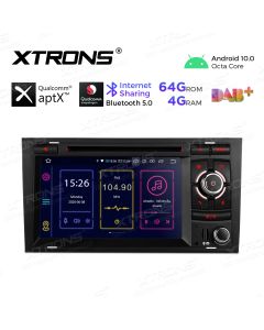 7 inch Android 10.0 Octa-Core 64G ROM + 4G RAM Plug & Play Design Car Navigation System Car DVD Player for Audi