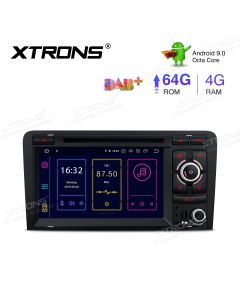 7 inch Android 9.0 Octa-Core 64G ROM + 4G RAM Plug & Play Design Car Stereo Multimedia GPS System for Audi