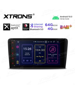 8 inch Android 10.0 Octa-Core 64G ROM + 4G RAM Plug & Play Design Car Stereo Multimedia GPS System for Audi