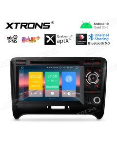 7" Android 10.0 Navigation system Car DVD player with plug-and-play design Custom Fit for Audi TT