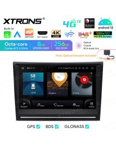 8 inch Qualcomm Snapdragon 665 AI Solution Android Octa-Core 8GB RAM + 256GB ROM Car Navigation System (4G LTE*) Custom Fit for Porsche