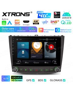 10.1 inch Qualcomm Snapdragon 665 AI Solution Android Octa-Core 8GB RAM + 256GB ROM Car Navigation System (4G LTE*) Custom Fit for Lexus