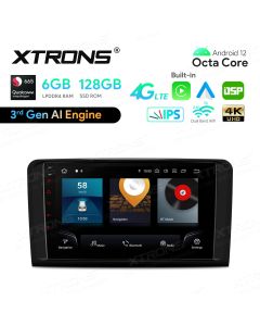 9 inch Android Octa Core 6GB RAM + 128GB ROM Qualcomm Snapdragon 665 AI Solution Car Stereo Navigation System (4G LTE*) Custom Fit for Mercedes-Benz
