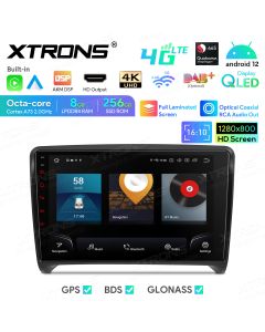 9 inch Qualcomm Snapdragon 665 AI Solution Android Octa-Core 8GB RAM + 256GB ROM Car Navigation System (4G LTE*) Custom Fit for Audi TT