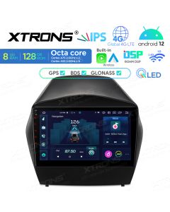 9 inch QLED Display Android Car Stereo Multimedia Player Octa core Processor 8GB RAM & 128GB ROM Custom Fit for HYUNDAI