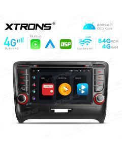 7 inch Octa Core Android 11 Multimedia Player Navigation System With Built-in CarAutoPlay and Android Auto and DSP For Audi TT