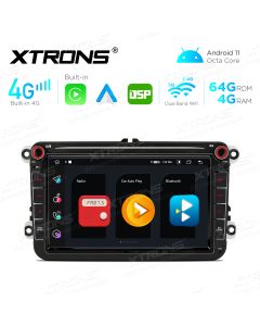 Integrated 4G Solution: 8 inch Octa-Core Android 11 Multimedia Player Navigation System With Built-in CarAutoPlay and Android Auto and DSP For VW/Skoda/SEAT