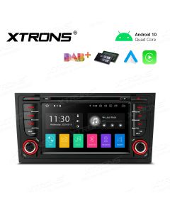 7 inch Android 10.0 Infotainment System Double DIN Multimedia Car Stereo Custom Fit for Audi