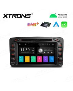 7 inch Android 10.0 Infotainment System Car GPS Navigation Multimedia DVD Player Custom Fit for Mercedes-Benz
