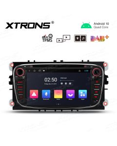 7 inch Android 10.0 Car DVD GPS Navigation Multimedia Player with Full RCA Output Custom Fit for Ford