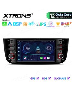 6.2 inch Octa Core Android Car Stereo Navigation System With Built-in CarPlay and Android Auto and DSP Custom Fit for Fiat