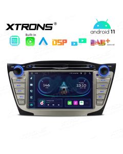 7 inch Android 11 Car DVD Player Navigation System With Built-in CarPlay and Android Auto and DSP Custom Fit for HYUNDAI