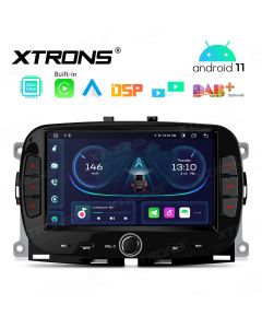 7 inch Android Car Stereo Navigation System with Built in CarAutoPlay and Android Auto and DSP Custom Fit for Fiat