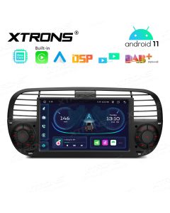 7 inch Android 11 Car Stereo Navigation System Custom Fit with Built in CarAutoPlay and Android Auto and DSP Custom Fit for Fiat