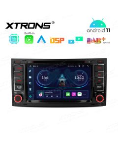 7 inch Android 11 Multimedia Car DVD Player Navigation System With Built-in CarAutoPlay and DSP Custom Fit for Volkswagen