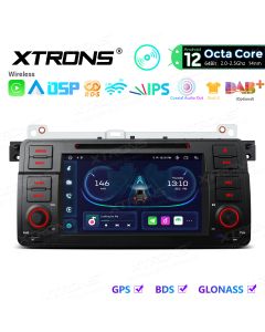 7 inch Android Car DVD Player Navigation System Custom Fit for BMW / Rover / MG