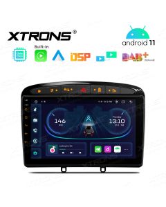 9 inch Octa-Core Android 11 Navigation Car Stereo 1280*720 HD Screen Custom Fit for PEUGEOT