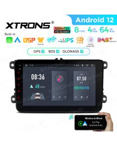 8 inch Android Octa Core 4GB+64GB Car Stereo Multimedia Player Custom Fit for VW, Skoda and SEAT