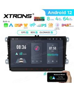 9 inch Android Octa Core 4GB+64GB Car Stereo Multimedia Player Custom Fit for VW, Skoda and SEAT