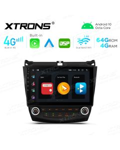 Integrated 4G Solution: 10.1 inch 8 Core DDR4 4GB RAM + 64GB ROM Android Multimedia Player Navigation System With Built-in CarPlay and Android Auto and DSP With HD Screen For HONDA