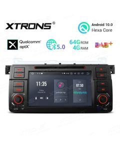 7"Android 10.0 Hexa Core 64GB ROM + 4G RAM car DVD Receiver Navigation System with HDMI Output Custom Fit for BMW / Rover / MG
