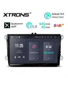 9 inch Android 10.0 Hexa Core 64GB ROM + 4GB RAM Car Stereo Navigation System with HDMI Output Custom Fit for VW / Skoda / Seat