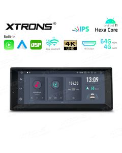 10.25'' Android 11 Hexa-Core 64bit Processor 4G RAM + 64GB ROM Car Navigation System with HD Output with Built-in CarAutoplay and Android Auto and DSP Custom Fit for BMW