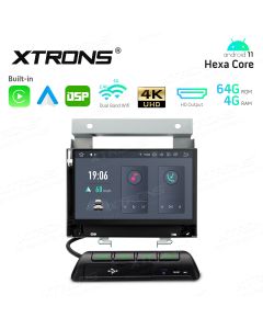 7 inch In-Dash Android 11 Hexa-Core 64bit Processor 4G RAM + 64GB ROM Navigation System with Built-in CarAutoplay and Android Auto and DSP with HD Output Custom Fit for Land Rover