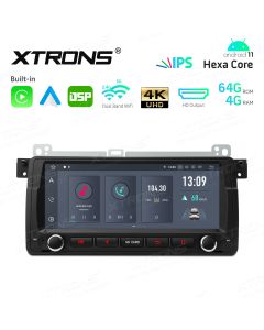8.8 inch Android 11 Hexa-Core 64bit Processor 4G RAM + 64GB ROM Car Navigation System with HD Output with Built-in Carplay and Android Auto and DSP Custom Fit for BMW