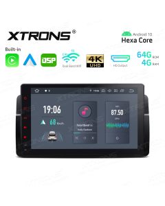 9 inch In-Dash Android Hexa-Core 64bit Processor 4G RAM + 64GB ROM Car Navigation System with HDMI Output with Built-in Carplay and Android Auto and DSP Custom Fit for BMW/Rover/MG