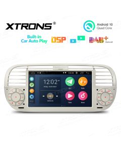 7 inch Android 10.0 Multimedia Car Stereo Navigation System With Built-in CarAutoPlay and DSP Fit for Fiat