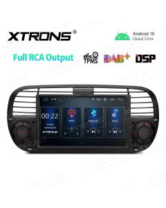 7 inch Android 10.0 Car Navigation Multimedia Player with Built-in DSP Custom Fit for Fiat