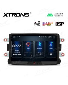 8 inch Android 10.0 Car Navigation Multimedia Player with Built-in DSP Custom Fit for Dacia & Renault