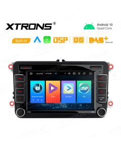7 inch Android 10 GPS Multimedia Player with Built-in DSP Built-in CarAutoPlay & Android Auto Custom Fit for Volkswagen / SEAT / Skoda