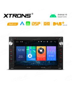 7 inch Android 10 Quad-core 2GB RAM + 32GB ROM Car Stereo Multimedia Player GPS Navigation with Built-in DSP & CarAutoPlay & Android Auto Custom Fit for Volkswagen | SEAT | SKODA
