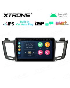 10.1 inch IPS Screen 2GB RAM 32GB ROM Car GPS Navigation Multimedia Player with Built-in CarAutoPlay and DSP Fit for TOYOTA Left Hand Drive Vehicles ONLY