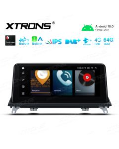 10.25 inch Car Android Multimedia Navigation System with Built-in CarAutoPlay & Android Auto, Built-in 4G Support Carriers in Asia and Europe for BMW X5 E70/X6 E71 CCC