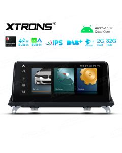 10.25 inch Android Navigation System with Built-in CarAutoPlay & Android Auto, Built-in 4G Support Carriers in Asia and Europe for BMW X5 E70 / X6 E71 CCC
