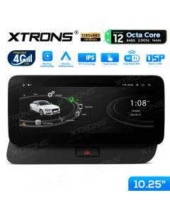 Integrated 4G LTE 10.25 inch Android Car GPS Multimedia Player for Audi Q5 RHD Vehicle with Audi multimedia Radio