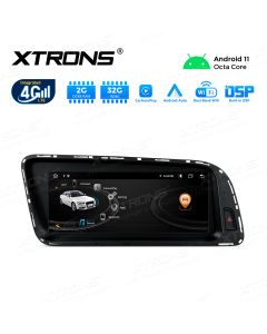 Integrated 4G LTE 8.8 inch Android Car GPS Multimedia Player With Built-in CarAutoPlay and Android Auto and DSP Custom Fit for Audi Q5 LHD Vehicle with Audi concert / Audi symphony Radio (Left-hand drive Cars ONLY)