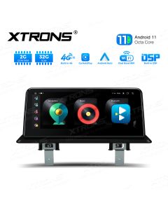 Integrated 4G Solution: 10.25 inch Android 11 Car GPS Multimedia Player with Built-in CarAutoPlay and Android Auto and DSP for BMW 1 Series E81/E82/E87/E88 CIC