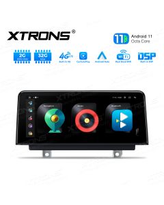 Integrated 4G Solution: 10.25 inch Android 11 Car GPS Multimedia Player with Built-in CarAutoPlay and Android Auto and DSP for BMW 3/4 series NBT
