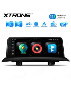 Integrated 4G Solution: 10.25 inch Android 11 Car GPS Multimedia Player with Built-in CarAutoPlay and Android Auto and DSP for BMW X3 E83 with No Original Display
