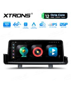 Integrated 4G Solution: 10.25 inch Android Car GPS Multimedia Player with Built-in CarPlay and Android Auto and DSP for BMW 3 Series E90/E91/E92/E93 Left Driving Vehicles