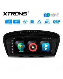 Integrated 4G Solution: 8.8 inch Android 11 Car GPS Multimedia Player with Built-in CarAutoPlay and Android Auto and DSP For BMW 3/5 series CCC
