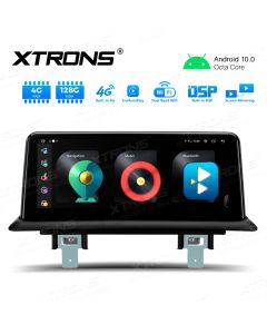 Integrated 4G Solution: 10.25 inch Octa-Core Android Car GPS Multimedia Player With Built-in CarAutoPlay and DSP For BMW 1 series E81/E82/ E87/E88 With No Original Display
