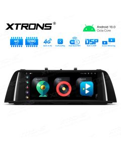 Integrated 4G Solution: 10.25 inch Octa-Core Android Car GPS Multimedia Player With Built-in CarAutoPlay and DSP For BMW 5 series F10 / F11 CIC