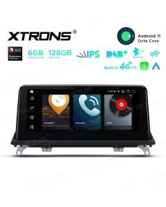 10.25 inch Qualcomm Snapdragon 662 Android 11.0 OS 6GB+128GB Car Stereo Multimedia Player with Built-in CarAutoPlay & Android Auto& 4G for BMW X5 E70 / X6 E71 CCC