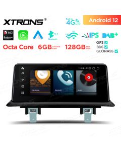 10.25 inch Qualcomm Snapdragon 662 Android 6GB+128GB Car Stereo Multimedia Player for BMW 1 Series E81/E82/E87/E88 with No Original Display
