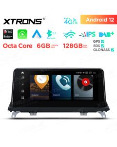 10.25 inch Qualcomm Snapdragon 662 Android Car Stereo Multimedia Player for BMW X5 E70 / X6 E71 CIC